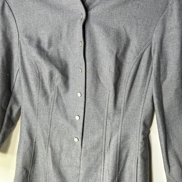 M.M. LaFleur The Scarlet Dress Size 4 Flannel Gray Long sleeves Sheath - Picture 3 of 7